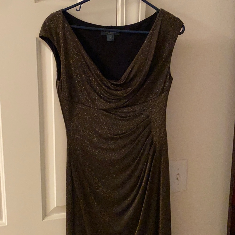 Beautiful shimmery green/black dress